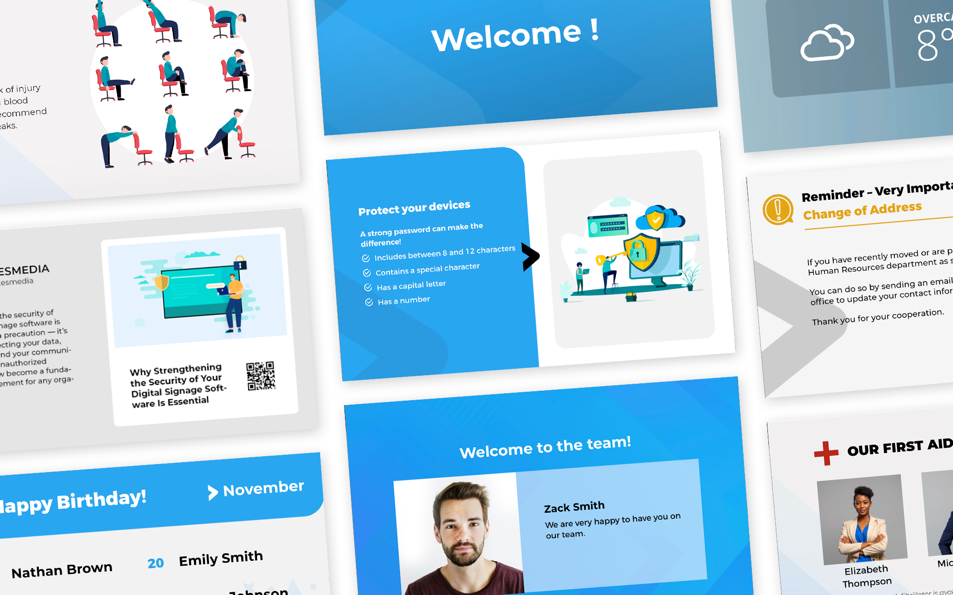 Digital signage Free content 