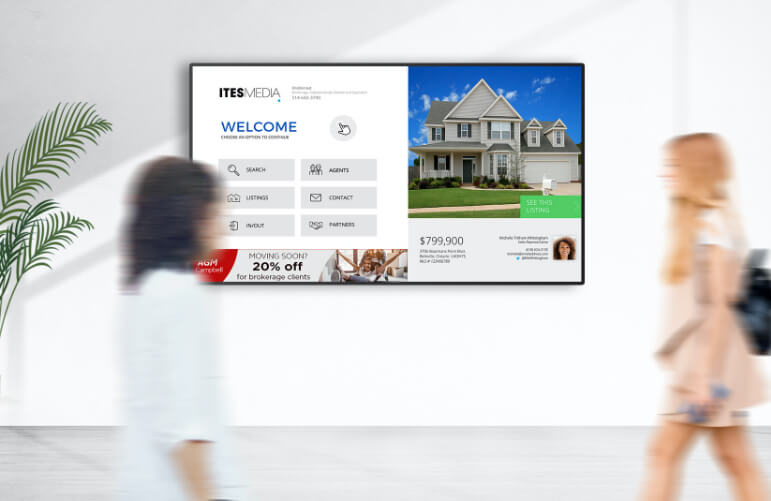 Digital signage for brokerages