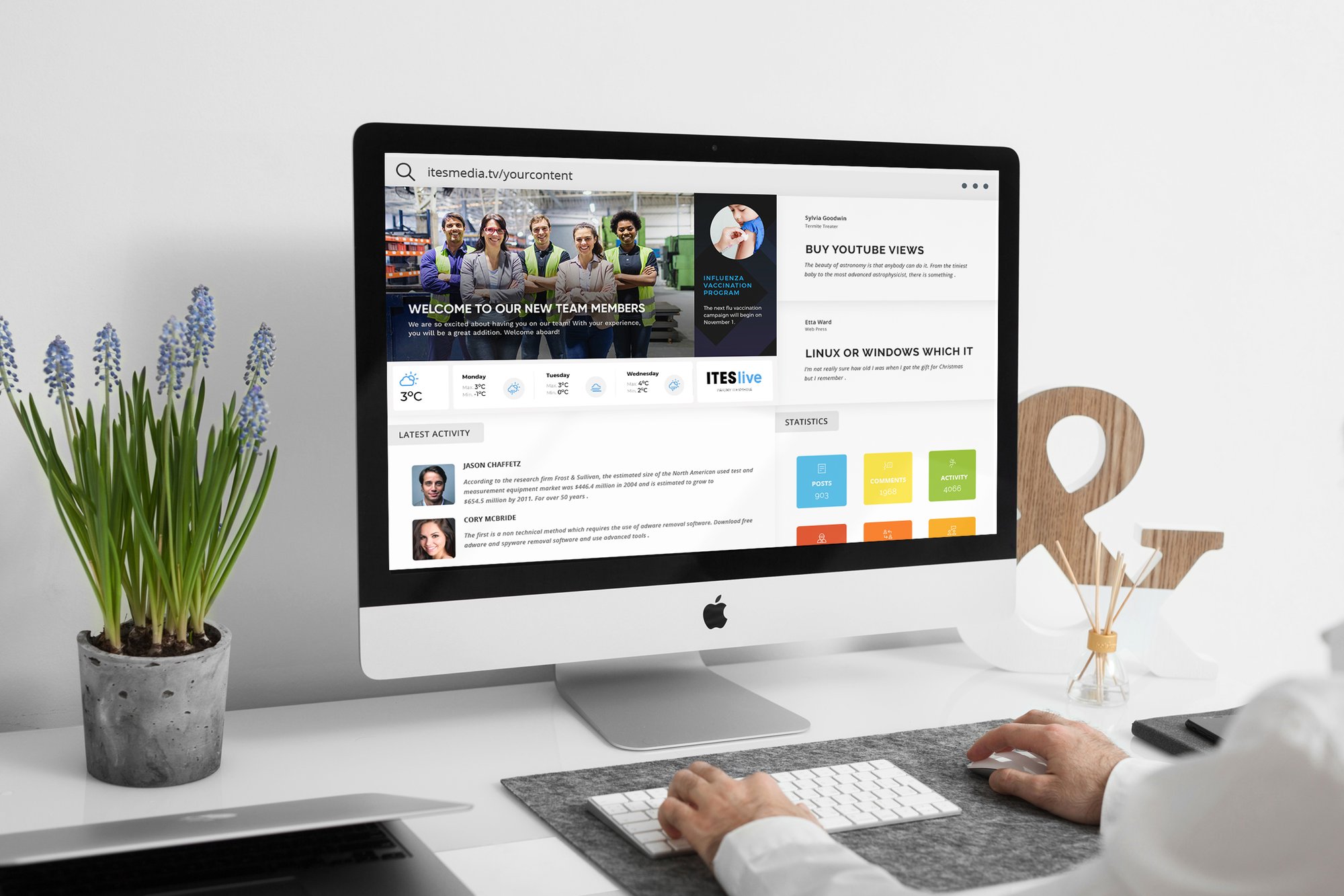 Digital signage - Intranet