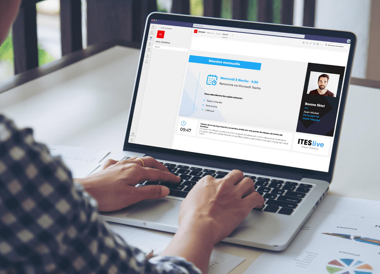 Affichage numerique - Microsoft Teams
