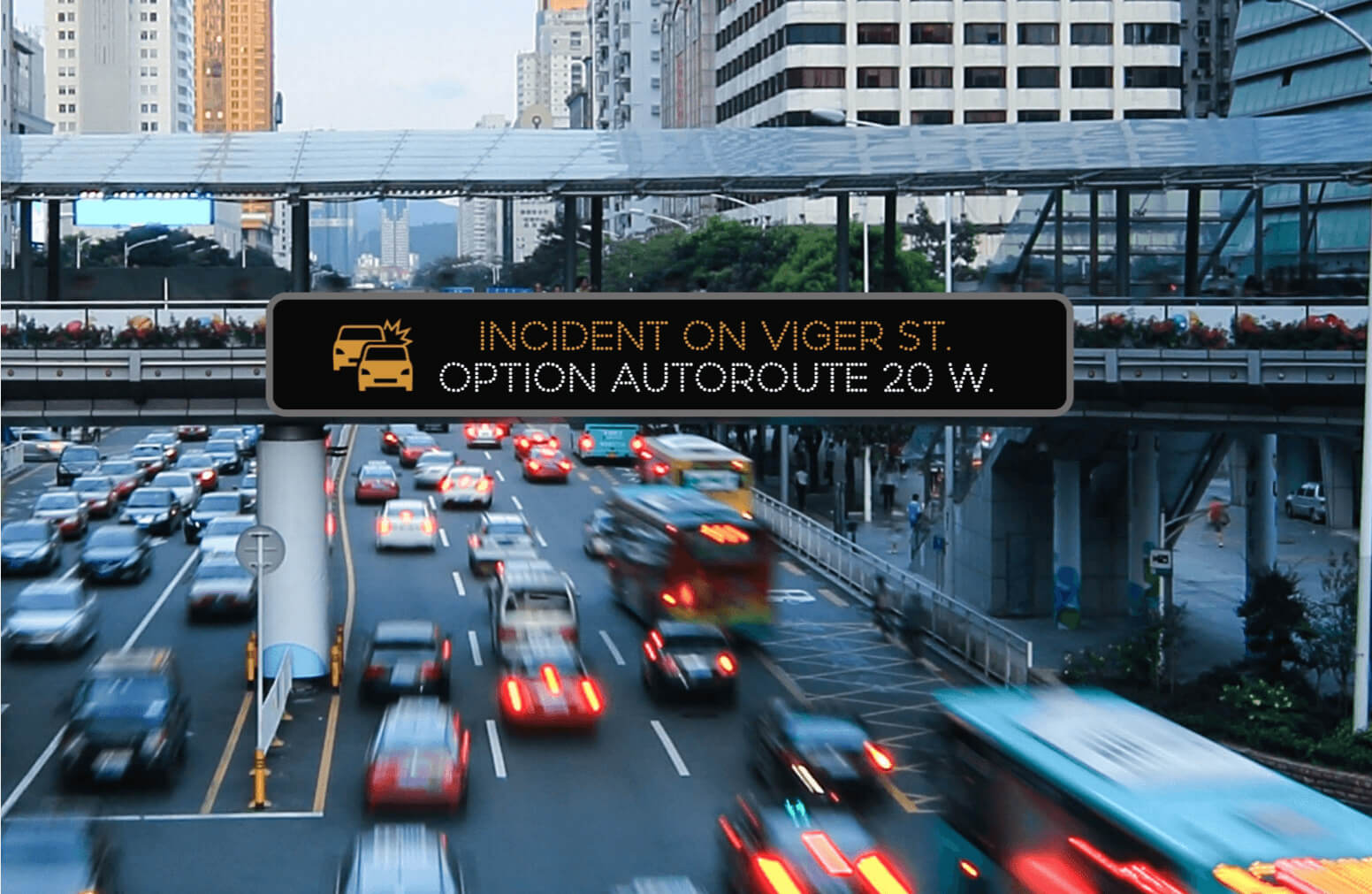 Digital signage road