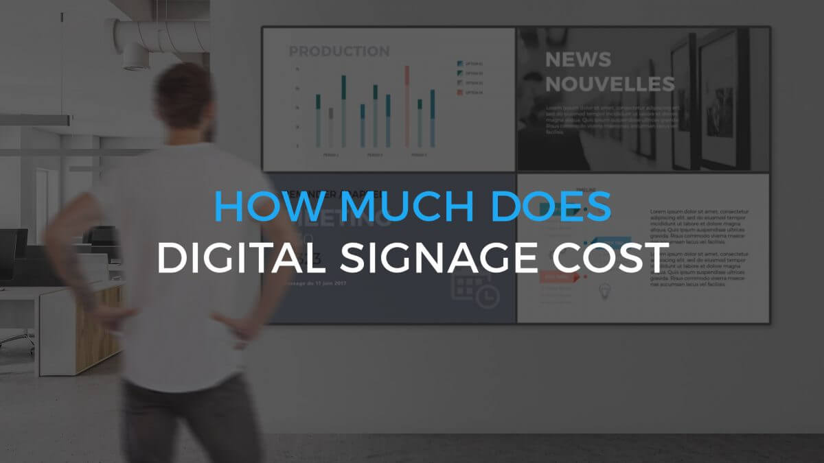 How Much Does Digital Signage Cost?