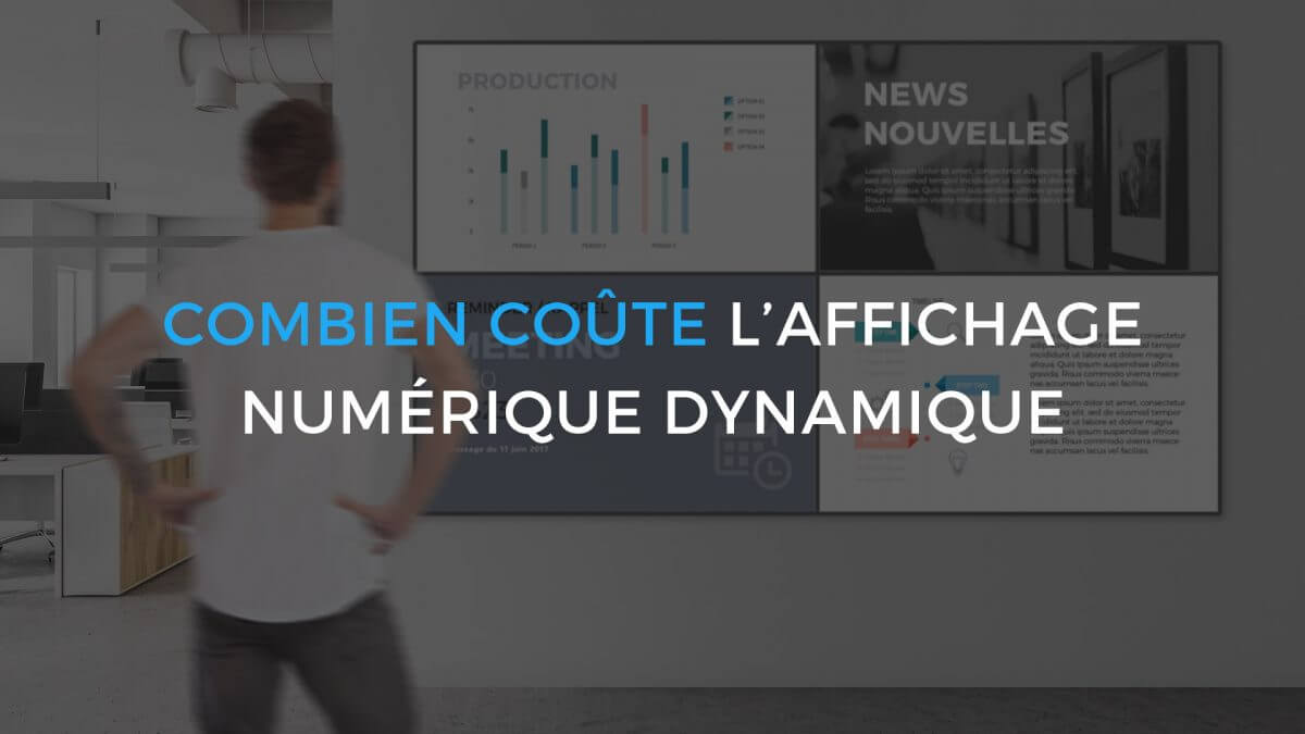 Combien coûte l’affichage numérique dynamique?