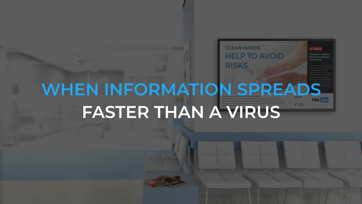 When information spreads faster than a virus