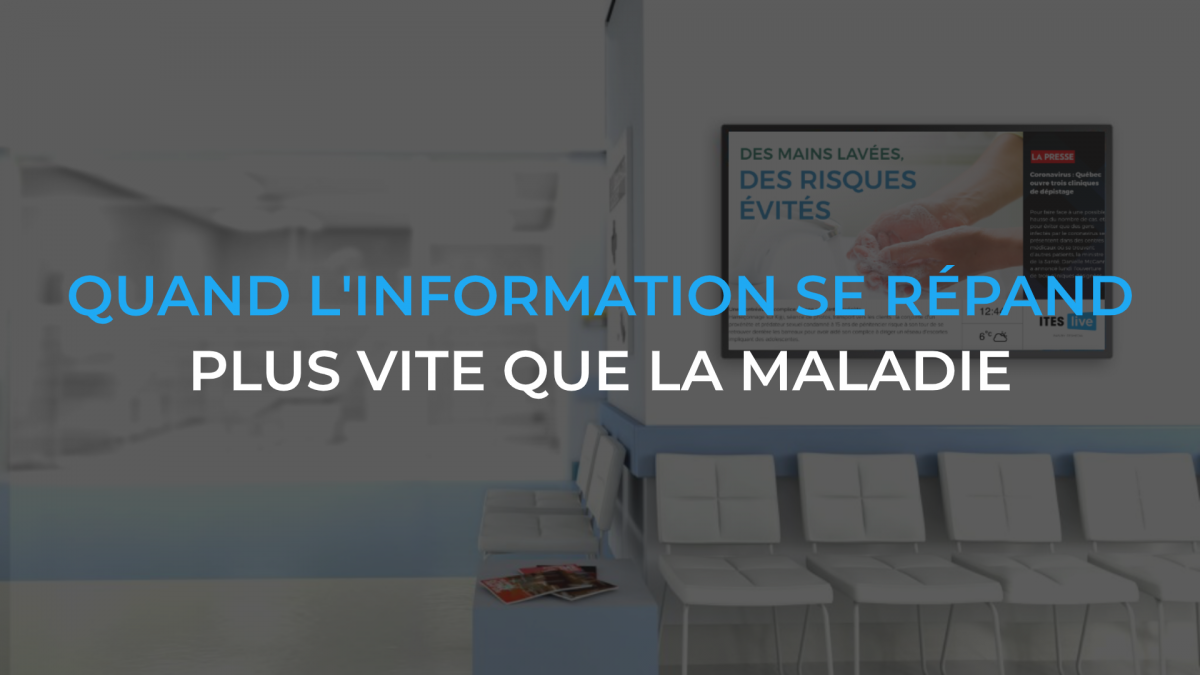 Quand l’information se répand plus vite que la maladie