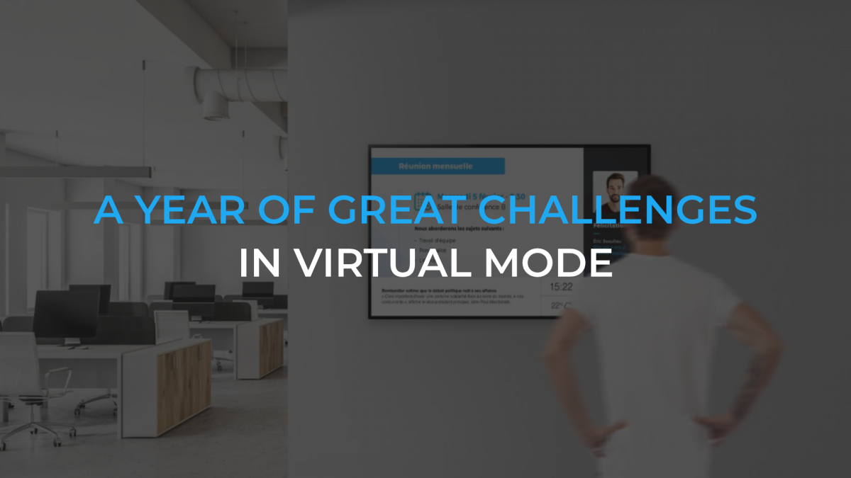 A year of great challenges in virtual mode