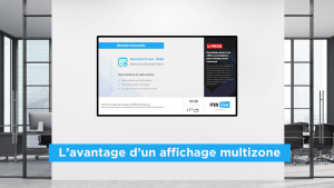 l'avantage d'un affichage multizone