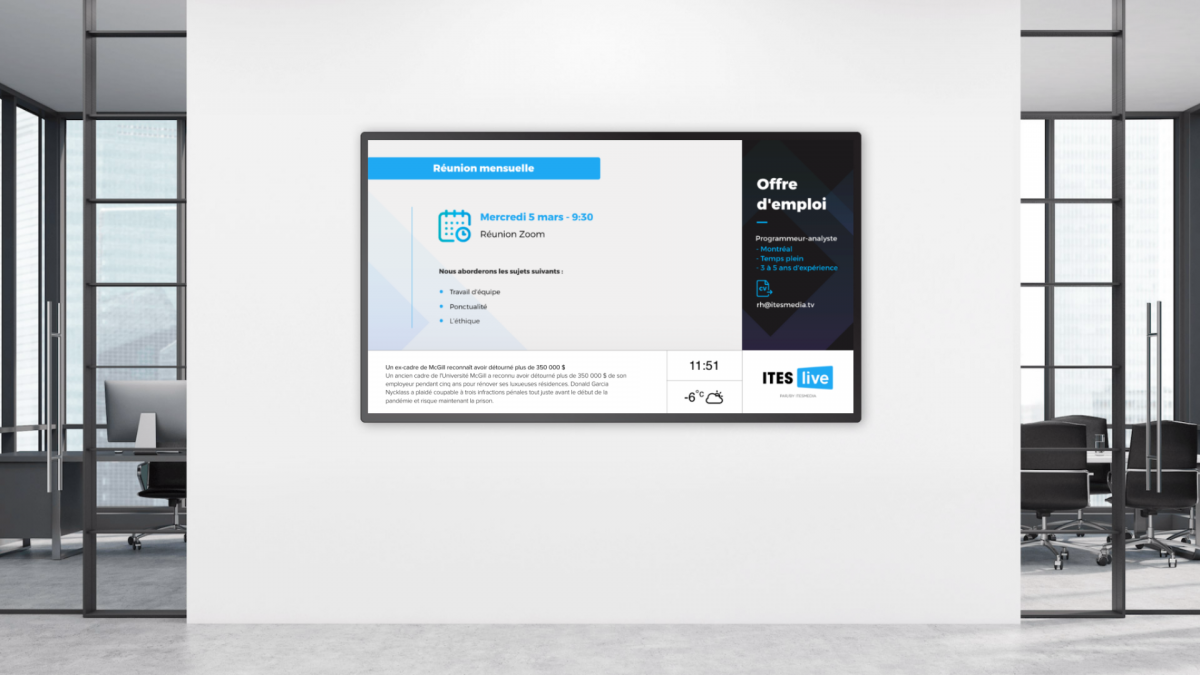 Quel est l’avantage d’un affichage multizone?
