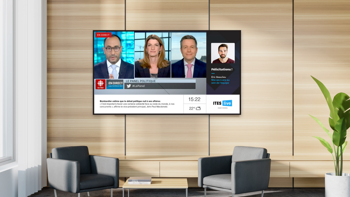 Affichez des chaînes de télévision avec ITESLIVE