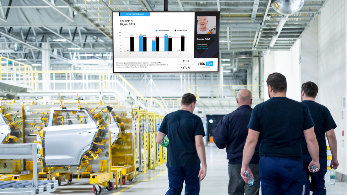 Comment mettre en œuvre une solution d’affichage numérique dans une entreprise manufacturière?